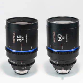 Proteus 2X Anamorphic 2-Lens Bundle (35mm, 60mm) - Blue (Met