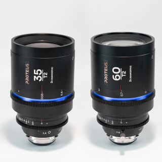 Proteus 2X Anamorphic 2-Lens Bundle (35mm, 60mm) - Blue (Meters)