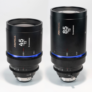 Proteus 2X Anamorphic 2-Lens Bundle (45mm, 85mm) - Blue (Meters)