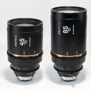 Proteus 2X Anamorphic 2-Lens Bundle (45mm, 85mm) - Amber (Me