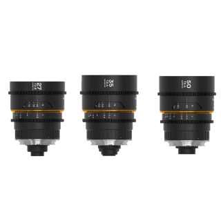 Nanomorph S35 Prime 3-Lens Bundle (27mm, 35mm, 50mm) (Amber) Canon RF