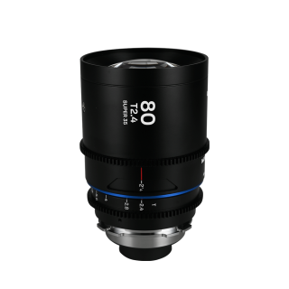 Nanomorph 80mm T2.4 1.5X S35 (Blue) - Arri PL + EF