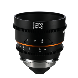 Nanomorph 27mm T2.8 1.5X S35 (Amber) - Arri PL + EF