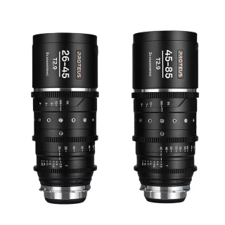 Laowa Proteus Zoom 2X Anamorphic 2-Lens Bundle (26-45mm, 45-85mm) - Silver (Meters) Arri PL (Default) + EF