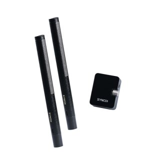 D2 Wireless Stereo (2 Shotgun+ 1RX) - D2 Wireless Shotgun Microphone