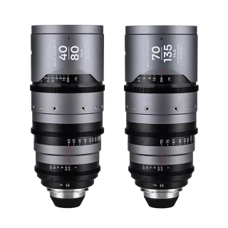 Laowa Sunlight 2X Anamorphic Zoom 2-Lens Bundle(40-80mm,70-135mm) (Clear) - Arri PL