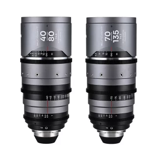 Laowa Sunlight 2X Anamorphic Zoom 2-Lens Bundle(40-80mm,70-135mm) (Silver) - Arri PL