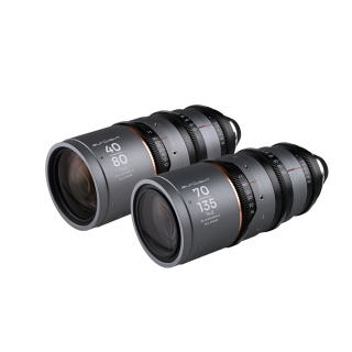 Laowa Sunlight 2X Anamorphic Zoom 2-Lens Bundle(40-80mm,70-135mm) (Amber) - Arri PL