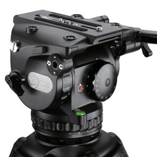 GH25 100mm Pro Fluid Video Head 55 lbs max for Pedestals (E-Image)