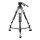 2-Stage Aluminum 100mm Fluid Head Tripod & Dolly Kit, 33 lbs Payload