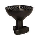 Aluminum PTZ Tripod w/ 100mm Flat Base & Dolly, Quick Release Plate, 88 lbs.