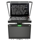 Aura 19" POE++ PTZ NDI Teleprompter & NDI Talent Monitor w/ Full NDI Encoding/Decoding Travel Kit