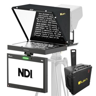Aura 19" POE++ NDI Teleprompter & NDI Talent Monitor w/ Full NDI Encoding/De