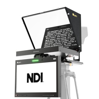 Aura 19" POE++ NDI Teleprompter & NDI Talent Monitor w/ Full NDI Encoding/Decoding