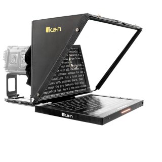 19" Widescreen Teleprompter, Tripod & Dolly Turnkey