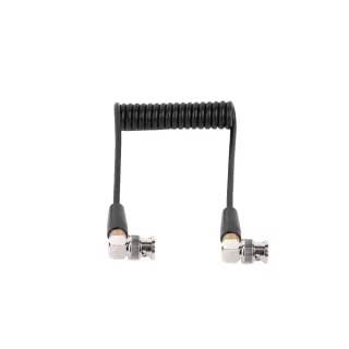 Coiled BNC to BNC (10")