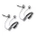 Xtalk S2 - 2 units Xtalk S Headset Intercom (250M Range, Dual Ear)