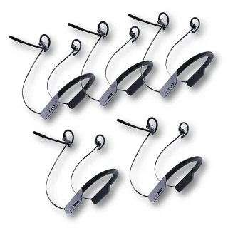 Xtalk S5 - 5 units Xtalk S Headset Intercom (250M Range, Dual Ear)