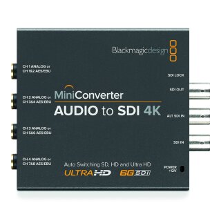 Mini Converter Audio-SDI 4K