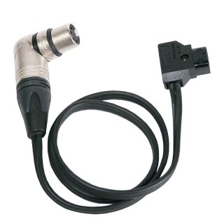 28" (71 cm) cable PowerTap to right angle 4p XLR female