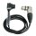 36" (91 cm) cable PowerTap to right angle 4p XLR female