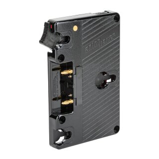 QRC-D2 Universal compact Gold Mount battery bracket with Analog and Digital Run-time functionality