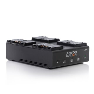 LP4 Four-Position (Quad) Low Profile Gold Mount Charger