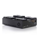 LP4 Four-Position (Quad) Low Profile Gold Mount Charger