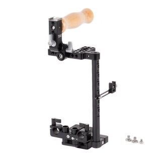 Unified DSLR Cage (Large) with Wood Grip