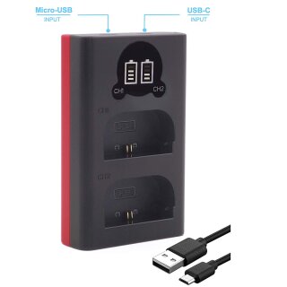Baxxtar PRO - LCD Dual Charger for LP-E6